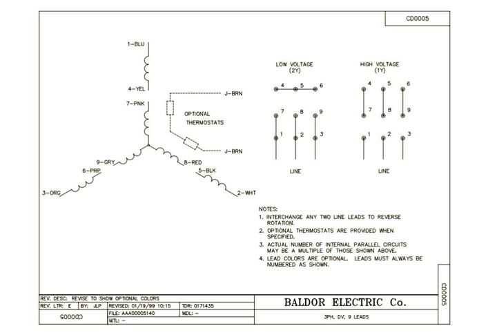 Baldor-Reliance CEM3714T 10HP 1770RPM 3PH 60HZ 215TC 3752M TEFC F Motor, large image number 2