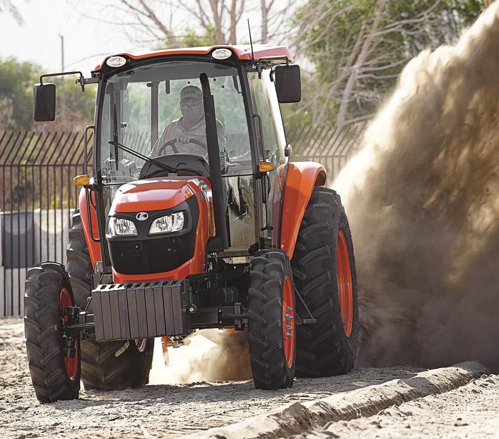 Kubota 71HP Utility Tractor with Heat and A/C Cab - 4WD and 3-Point, large image number 6