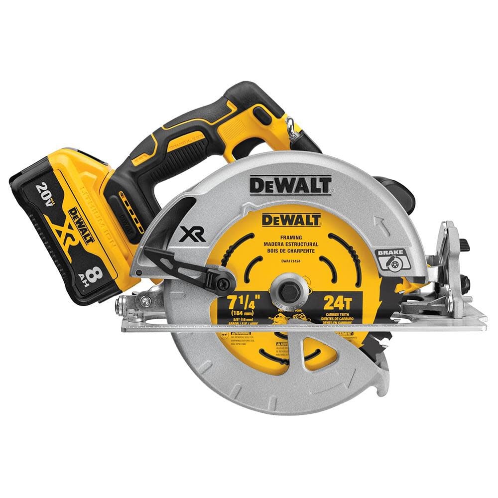 DEWALT 20V MAX POWER DETECT XR Brushless 7-1/4In Circular Saw Kit, large image number 2