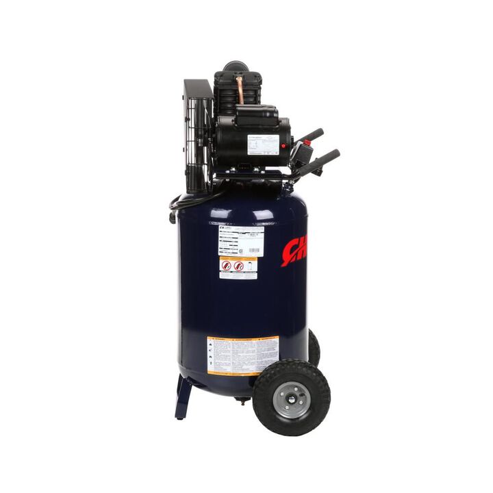 Campbell Hausfeld 30 Gallon Twin VT4800 Pump 135 PSI 120/240V Vertical Portable Air Compressor, large image number 3