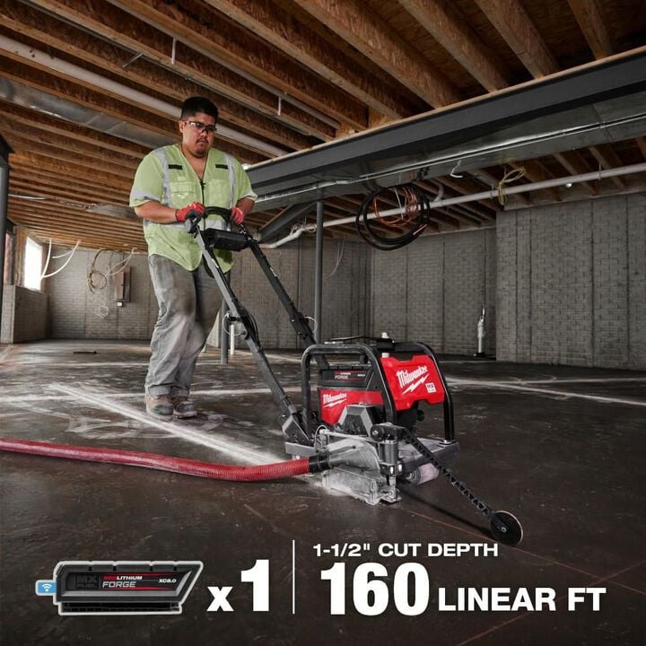 Milwaukee MX FUEL 6 in Green Concrete Saw Kit, large image number 7