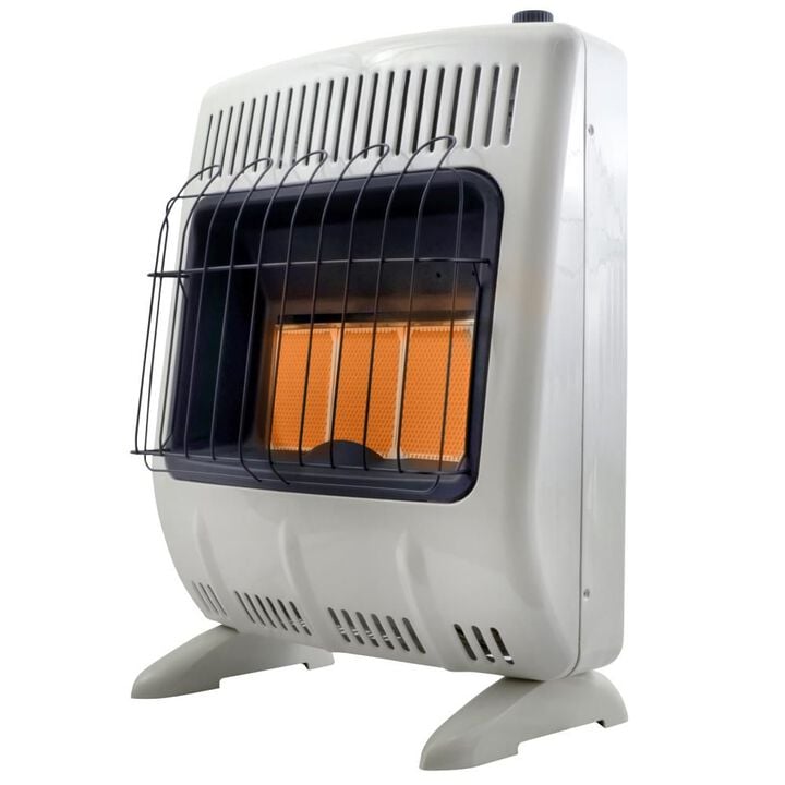 Heatstar 20000 BTU Vent Free Radiant Natural Gas Heater with Thermostat and Blower