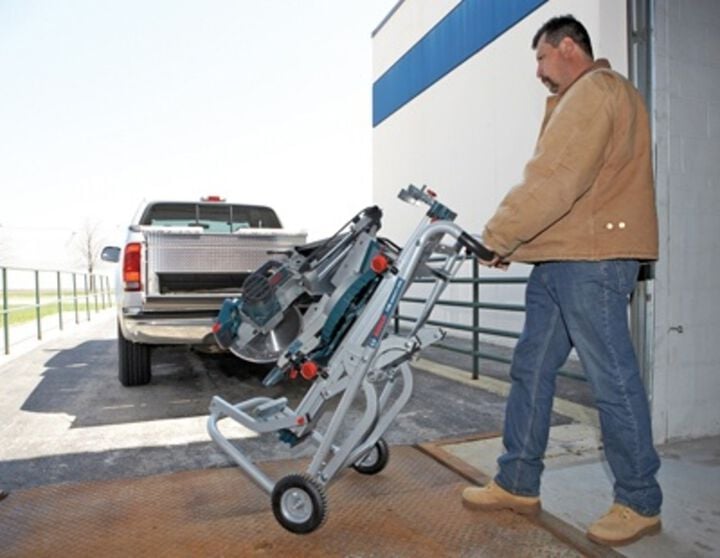 Bosch Gravity-Rise Miter Saw Stand with Wheels, large image number 10