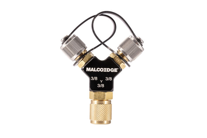 Malco Products Hi-Flow Y Branch 3/8 Inch x 3/8 Inch x 3/8 Inch, large image number 1