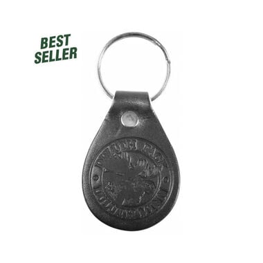 Duluth Pack Black Smooth Leather Key Fob