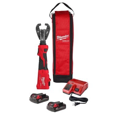 Milwaukee M18 FORCE LOGIC 6T Linear Utility Crimper Kit with Kearney Jaw