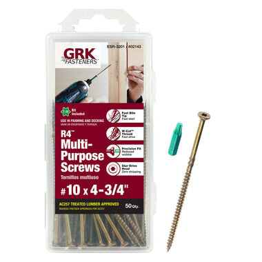 GRK Fasteners R4 Screw Handy-Pak 10 x 4in3/4