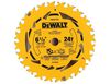 DEWALT 6-1/2 Inch 24T Circular Saw Blade, small image number 1
