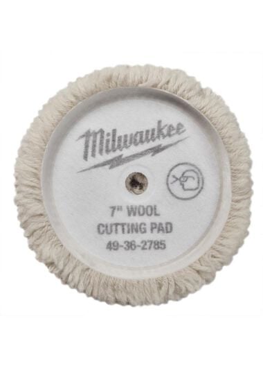 Milwaukee 7 In. Wool Cutting Pad, large image number 2