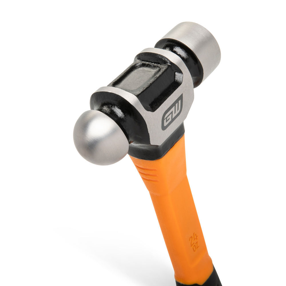 GEARWRENCH 24 Oz Ball Pein Hammers with Fiberglass Handles, large image number 3