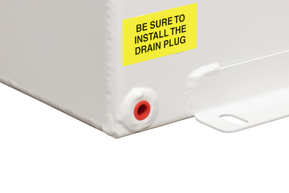 Weather Guard Transfer Tank L-Shape 110 Gallon White, large image number 7