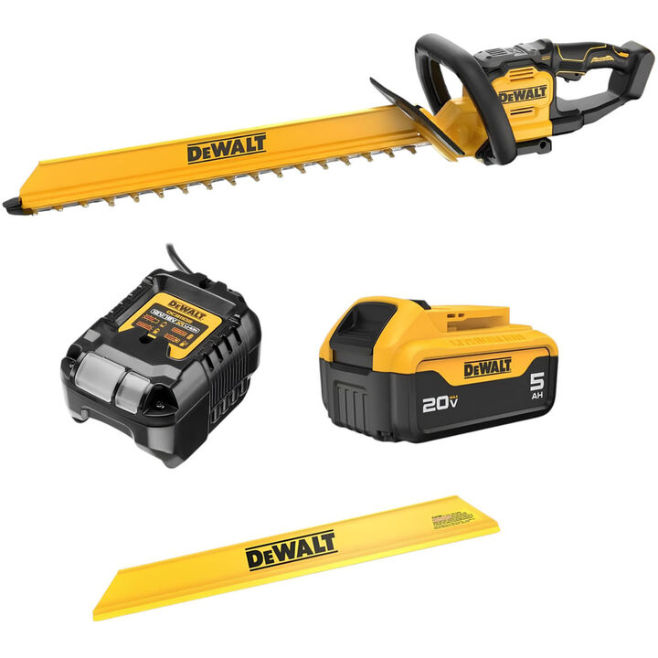 DEWALT 20V MAX XR 24 Inch Brushless Cordless Hedge Trimmer Kit