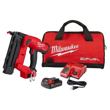 Milwaukee M18 FUEL 18 Gauge Brad Nailer Kit 2746-21CT - Acme Tools