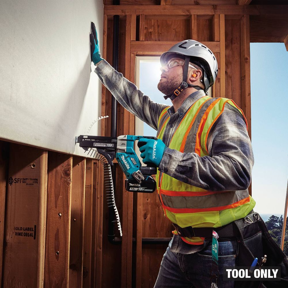 Makita 18V LXT Lithium-Ion Brushless Cordless 4500 RPM Autofeed Screwdriver (Bare Tool), large image number 7