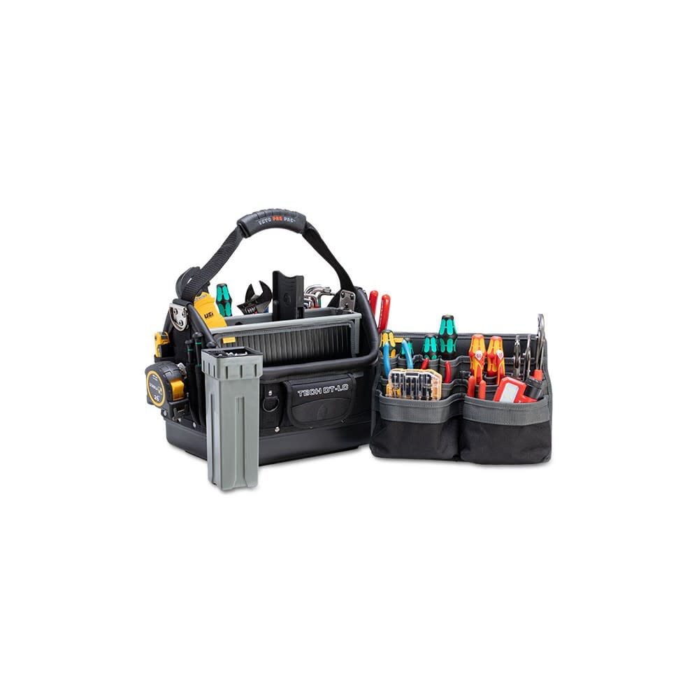Veto Pro Pac Black Large Capacity Wide Open Tote with Removable Panels – TECH OT-LC BLACKOUT