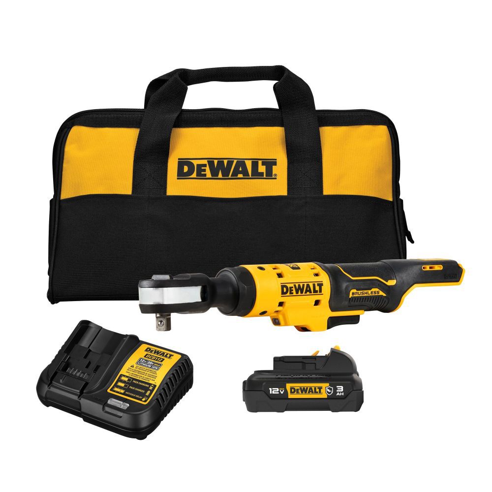 DEWALT 12V 3/8 in Compact Ratchet Kitted-G Kit, large image number 1