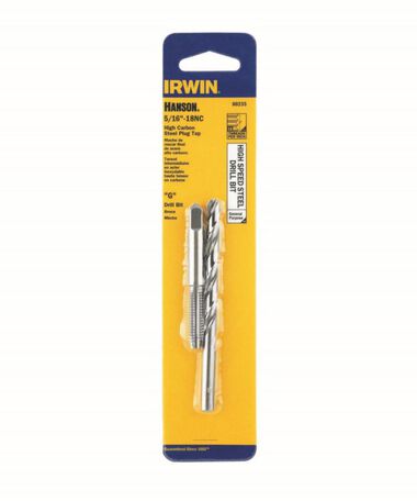 Irwin Tap & Drill Bit 5/16 - 18, large image number 0
