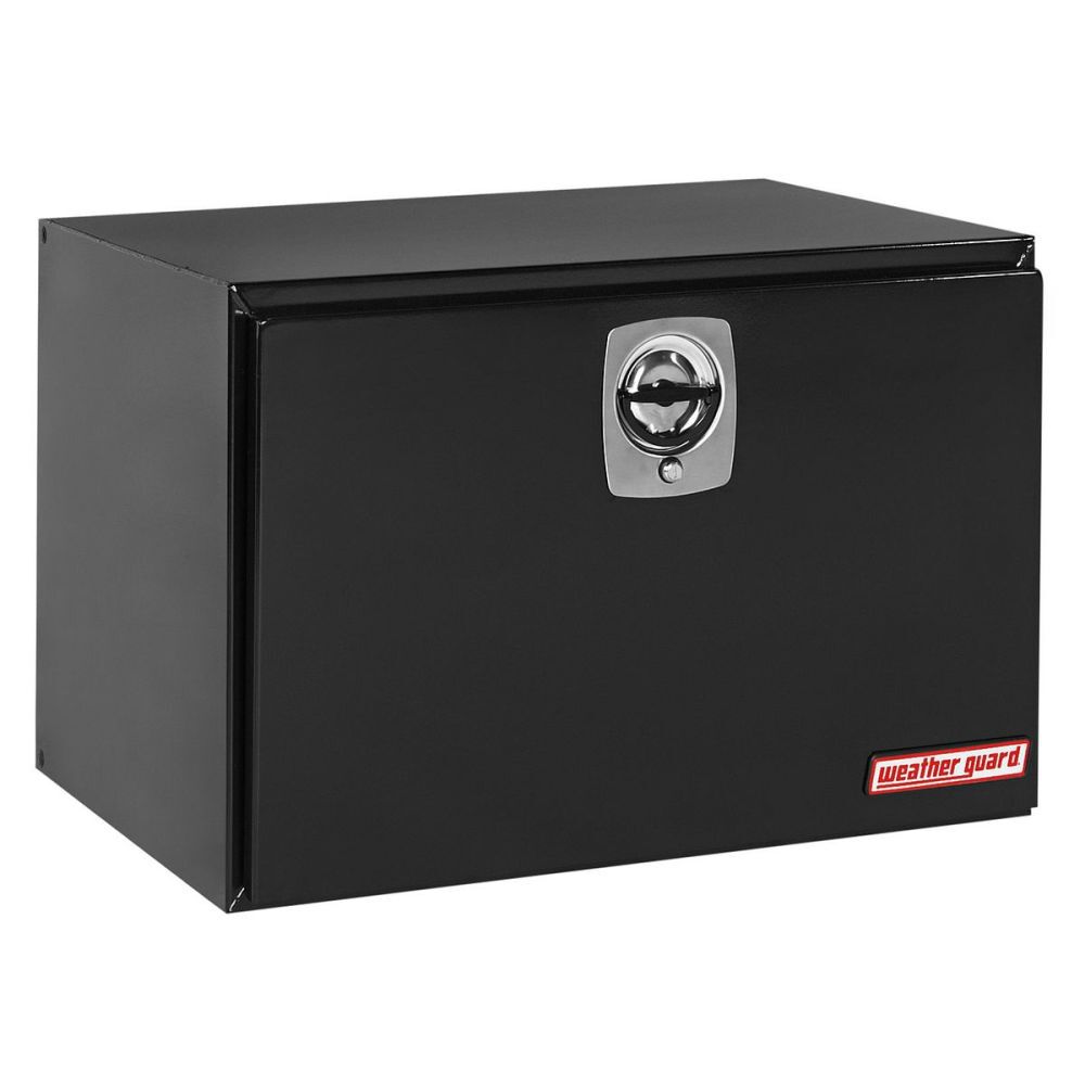 Weather Guard 538-5-02 Jumbo Underbed Box - Steel - Black, large image number 1