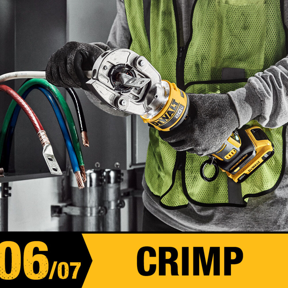 DEWALT 20V Dieless Cable Crimping Tool Kit DCE350M2 Acme Tools