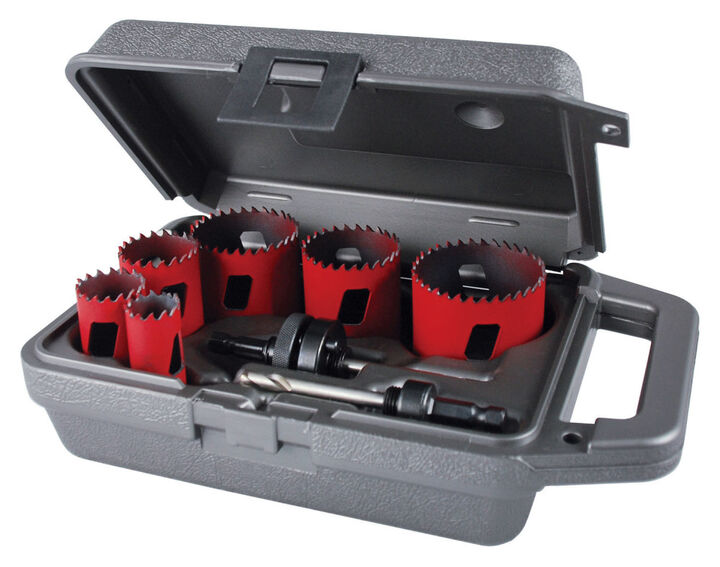 MK Morse Bi Metal Hole Saw KIT ELEC 8pc
