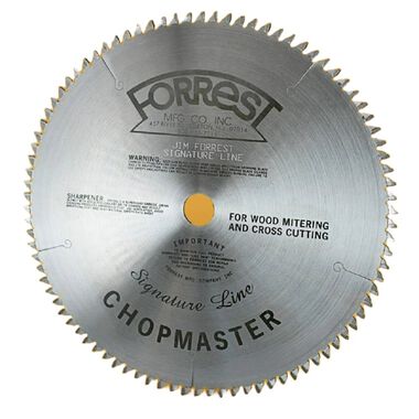 Forrest ChopMaster 12In x 90T Blade, large image number 0