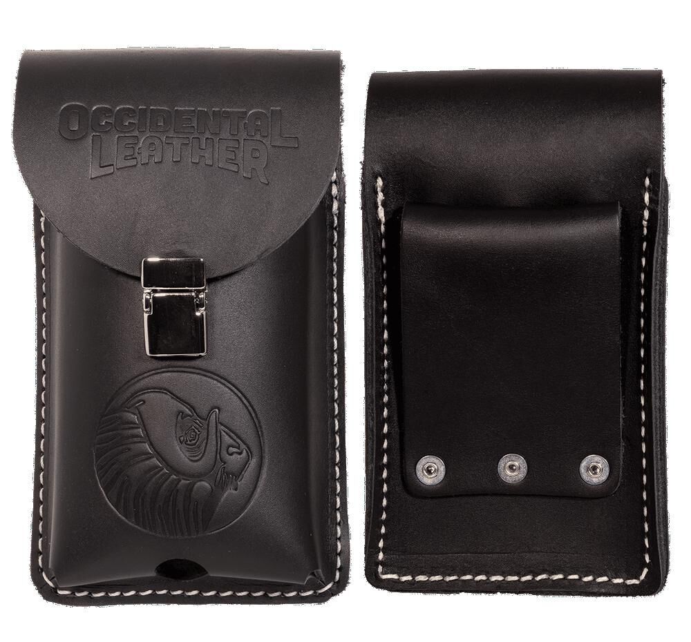 Occidental Leather Belt Worn XL Leather Phone Holster Black, large image number 2