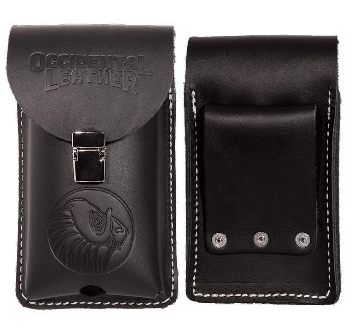 Occidental Leather Belt Worn XL Leather Phone Holster Black, large image number 1