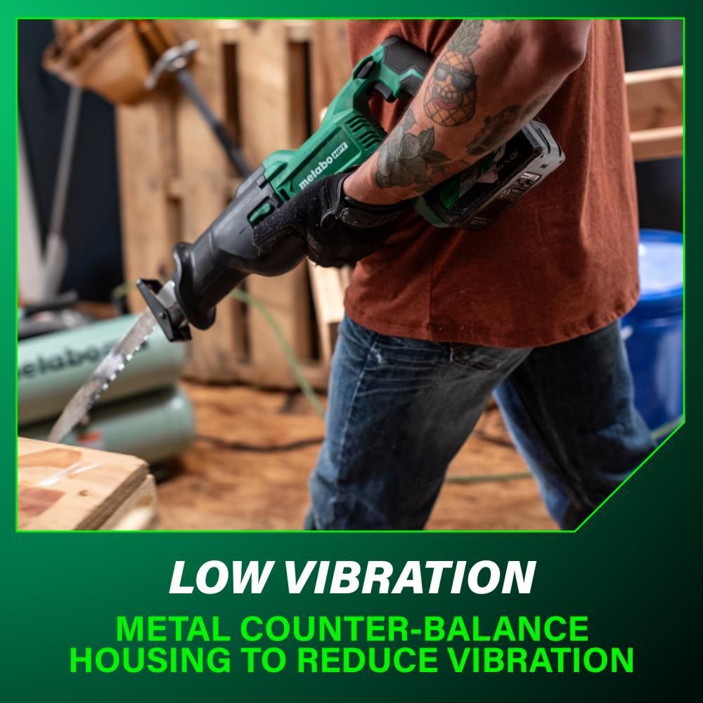 Metabo HPT 18V MultiVolt Cordless Reciprocating Saw (Bare Tool), large image number 8