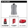 Milwaukee M12 Womens Heated AXIS Vest Kit, Green, Medium, small image number 4