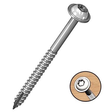 Milescraft 2 In. Pocket Screws (coarse)