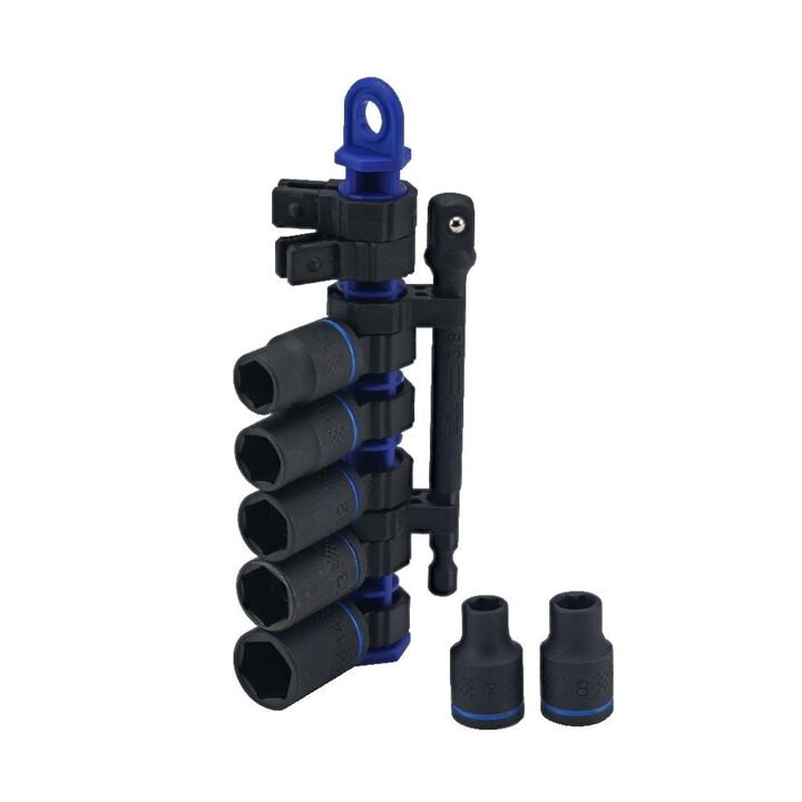 Wiha Promotional 3/8 Inch Drive Metric Impact Socket Set 8 Pieces, large image number 4