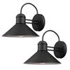 Globe Electric Sebastien Wall Sconce Matte Black 1 Light 2pk, small image number 2