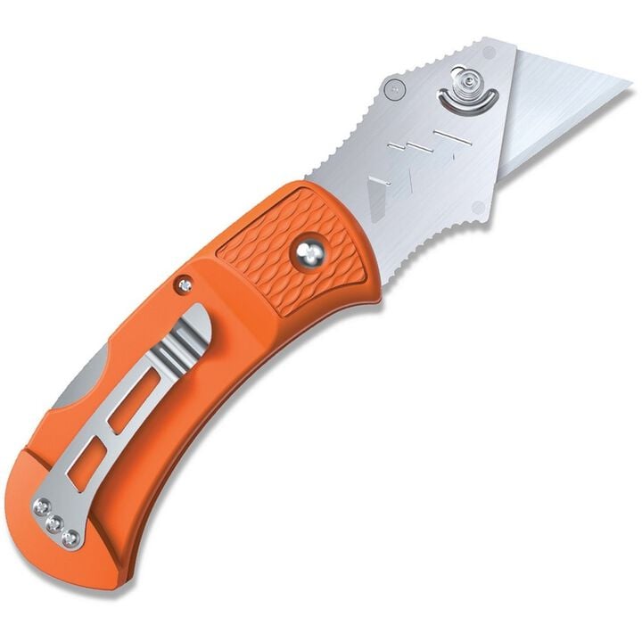 Outdoor Edge BOA Razor Folding Utility Knife with 3 Blades Orange, large image number 2