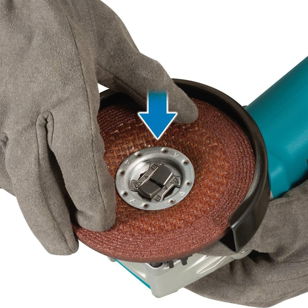 Makita Promotional 4-1/2 Inch X-LOCK Angle Grinder, with AC/DC Switch, large image number 2