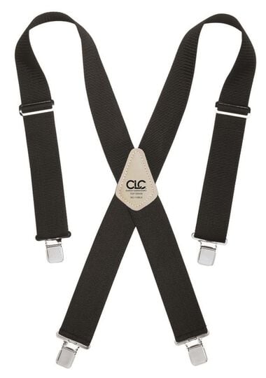 CLC Heavy-Duty Work Suspenders - Black, large image number 0