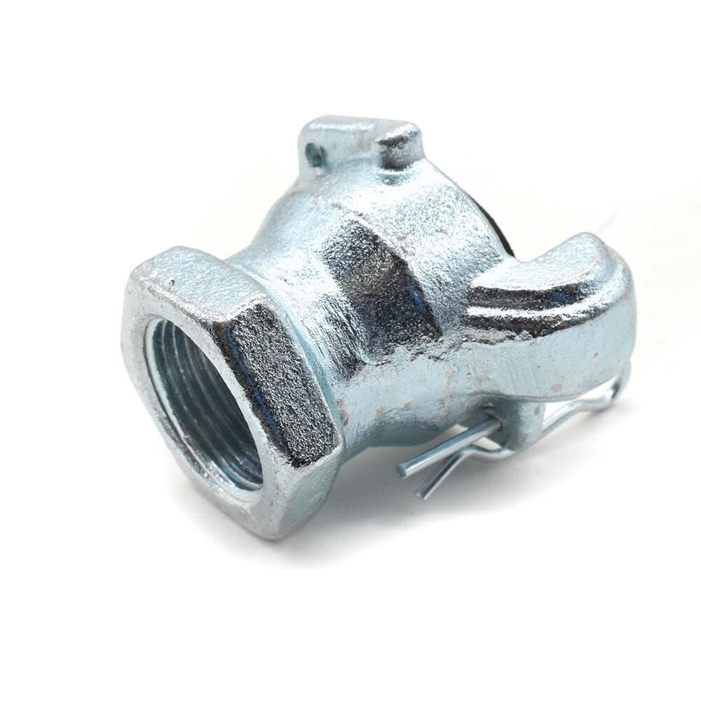 Interstate Pneumatics 3/4 Inch FNPT Cast Straight Through Jack Hammer Coupler, large image number 3