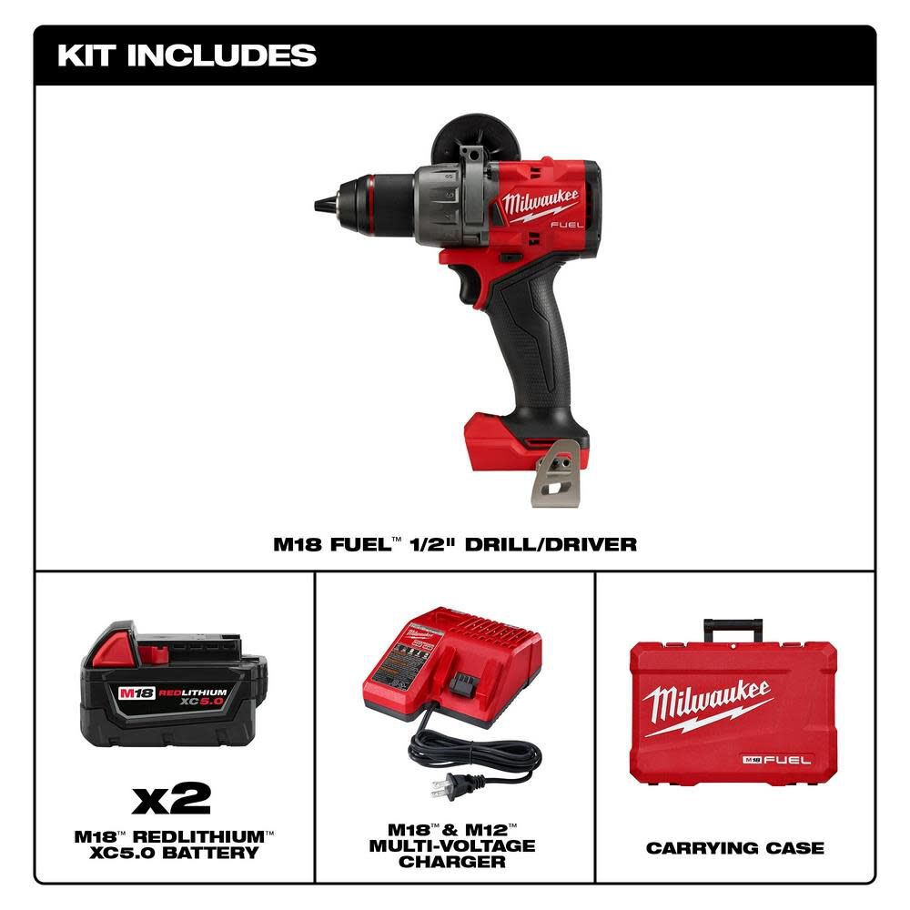 Milwaukee m18 fuel online drill driver combo