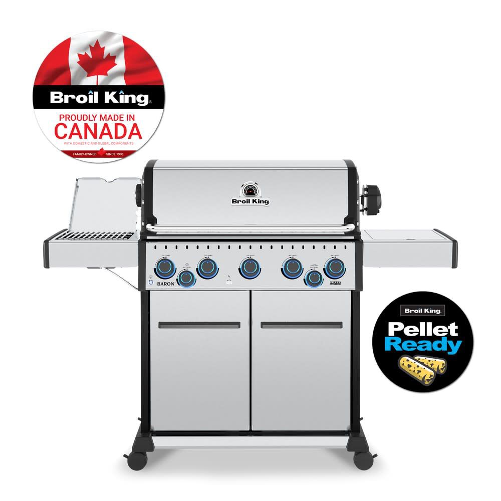 Broil King Baron S 590 Pro IR 5-Burner Natural Gas Grill, large image number 2