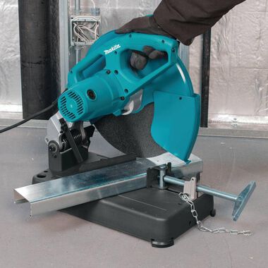 Makita 14 In. Cut-Off Saw with 4-1/2 In. Paddle Switch Angle Grinder, large image number 13