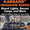Buyers Products Company 71 Inch KabgardHeavy-Duty Steel Pickup Truck Headache Rack Bundle with Standard Mounting Brackets, small image number 3