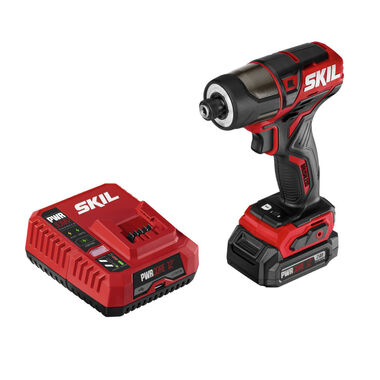 SKIL Brushless 12V 1/4'' Hex Impact Driver with Battery and Charger