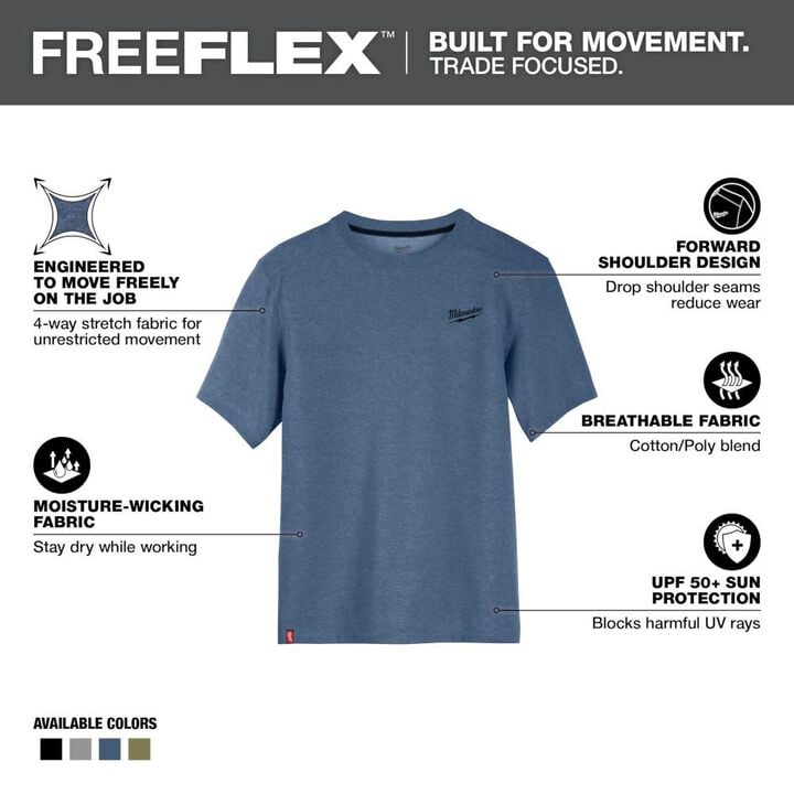 Milwaukee Hybrid Work Tee Short Sleeve, large image number 1