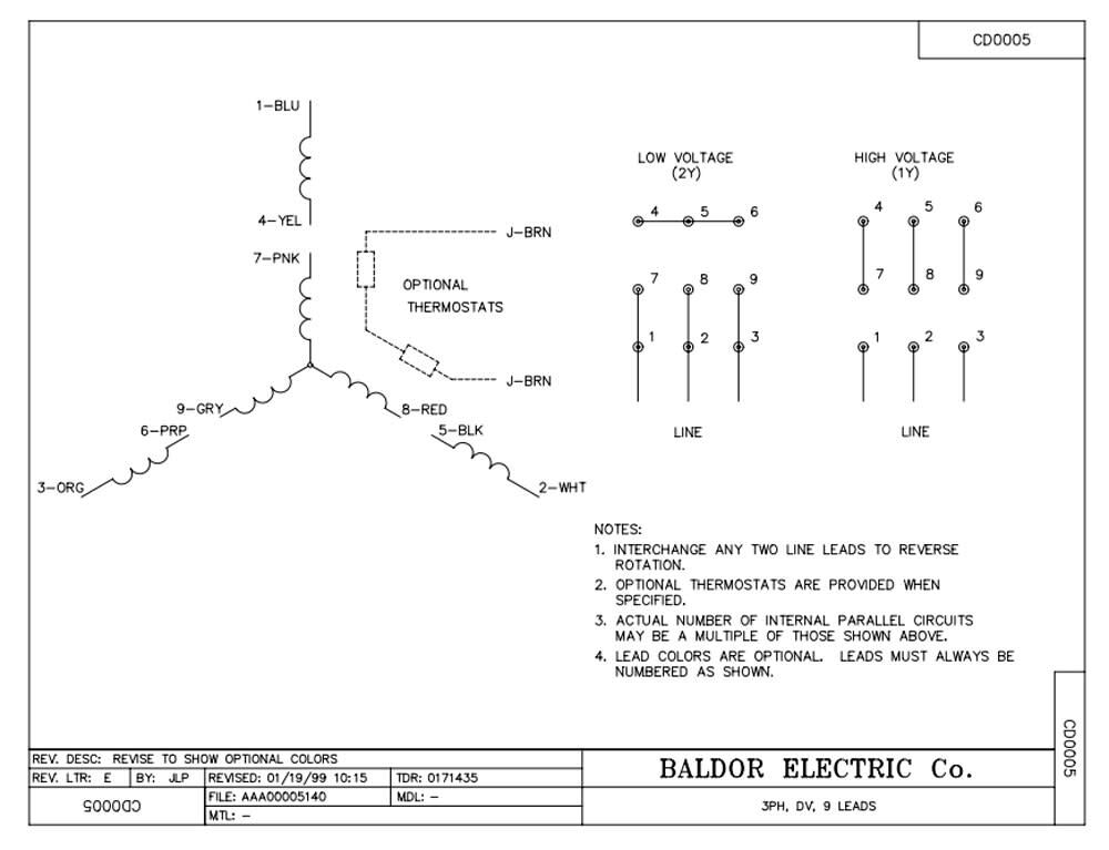 Baldor-Reliance 1HP 1760RPM 3PH 60HZ 56C TEFC Electric Motor, large image number 2