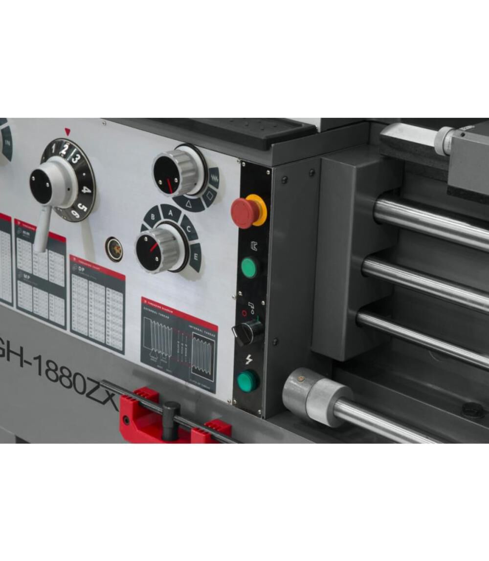 JET GH-1880ZX with Taper Attachment and Collet Closer Metalworking Lathe, large image number 3