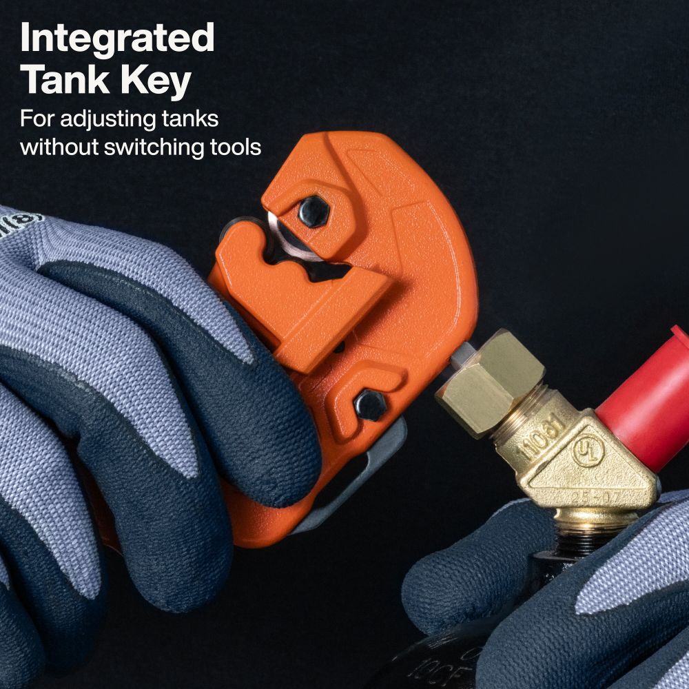 Klein Tools 1 Inch Quick-Adjust Screw Feed Tubing Cutter, large image number 7