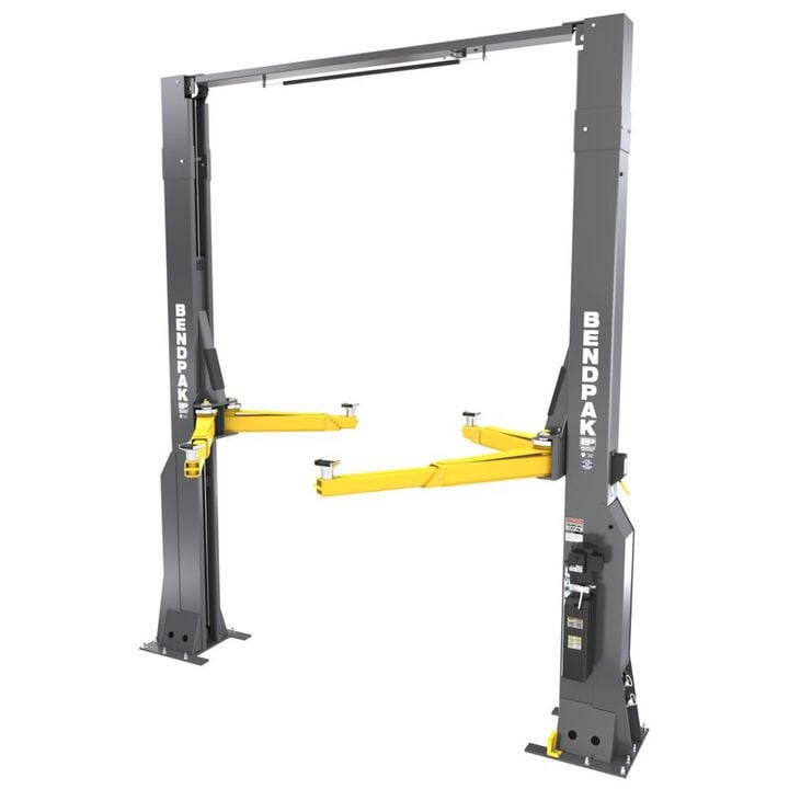 Bendpak 16AP-192 16000 Lbs High-Rise Clearfloor Two-Post Car Lift, large image number 4
