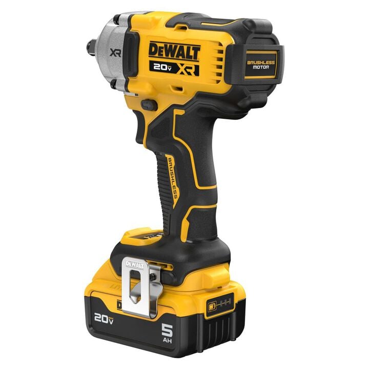 DEWALT 20V MAX XR 1/2 Inch Mid-Range Impact Wrench Kit, large image number 5
