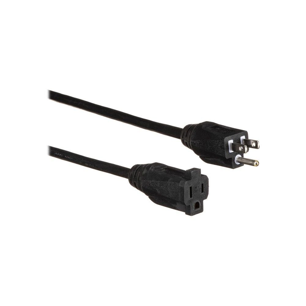Century Wire Pro Classic 25 ft 12/3 SJTW Black Non-Lighted Extension Cord, large image number 3