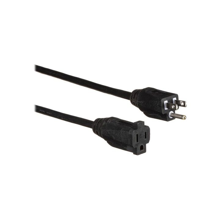 Century Wire Pro Classic 25 ft 12/3 SJTW Black Non-Lighted Extension Cord, large image number 2