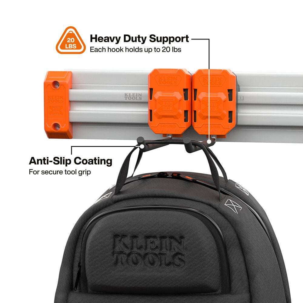Klein Tools MODbox Wall System, Long Hook, 2 Pieces, large image number 5